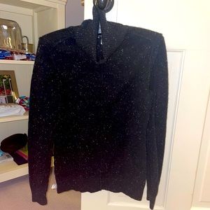 Black Turtle Neck with white speckles